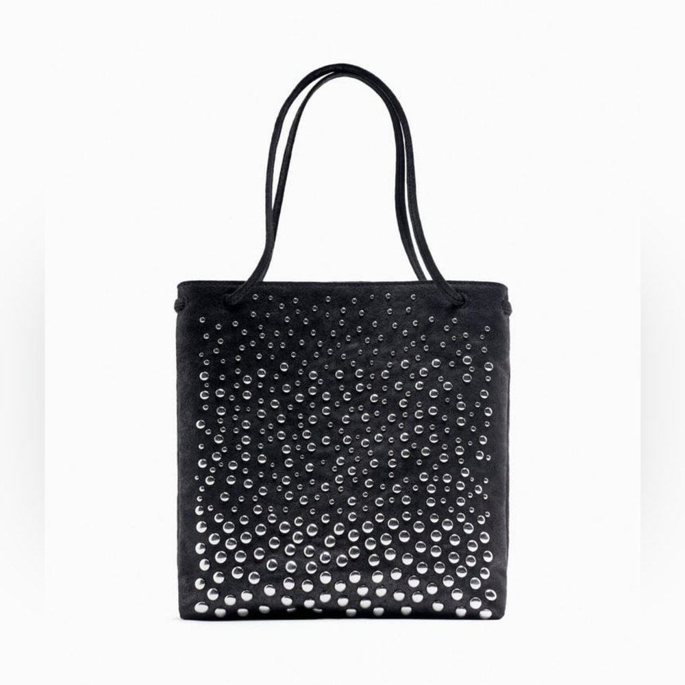 Zara Limited Edition Studded Shopper Bag